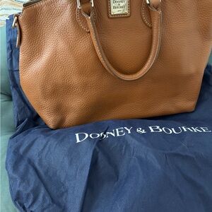 Dooney & Bourke Brown Leather Satchel